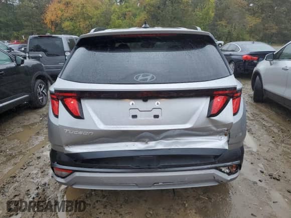 2025 Hyundai Tucson SEL with VIN 5NMJBCDE0SH530879, listed as a Copart auction lot 86465535 with 13,872 mi miles and Salvage title. Bid and sale history available at DreamBid. Image 6.