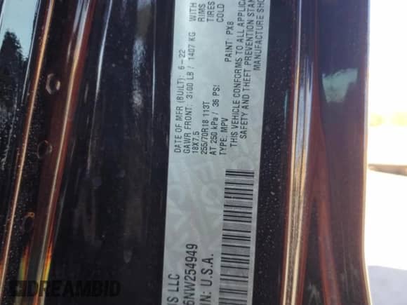 2022 Jeep Wrangler Unlimited Sahara Altitude with VIN 1C4HJXEM6NW254949, listed as a Copart auction lot 82778804 with 29,273 mi miles and Salvage title. Bid and sale history available at DreamBid. Image 15.