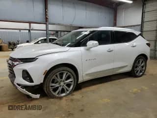2020 Chevrolet Blazer Premier с VIN 3GNKBFRS0LS662742, выставлен на аукционе Copart как лот 41563495 с пробегом 78 379 миль миль и Списание • Salvage title. История ставок и продаж доступна на DreamBid. Изображение 1.
