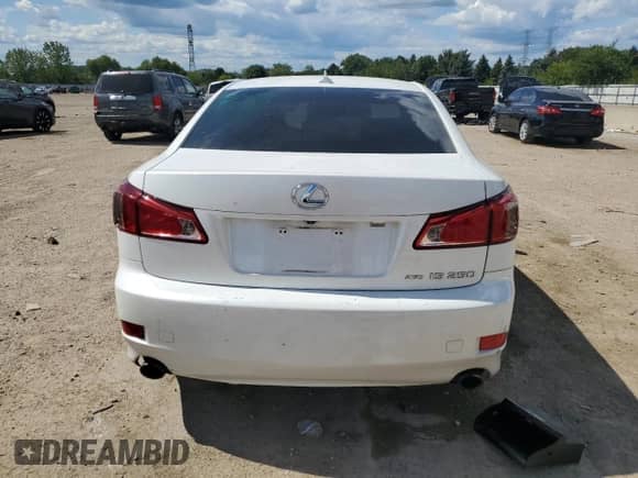 2012 Lexus IS 250 z VIN JTHCF5C22C5060017, wystawiony jako Copart lot #69809215 z przebiegiem 150 225 mil mil oraz Szkoda całkowita • Salvage title. Historia ofert i sprzedaży dostępna na DreamBid. Obrazek 6.