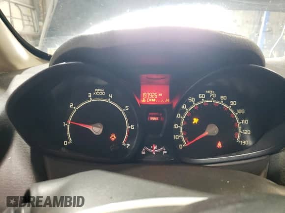 2013 Ford Fiesta S z VIN 3FADP4AJ9DM146966, wystawiony jako Copart lot #83799845 z przebiegiem 197 926 mil mil oraz Szkoda całkowita • Salvage title. Historia ofert i sprzedaży dostępna na DreamBid. Obrazek 9.