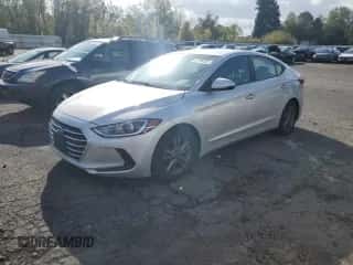 2018 Hyundai Elantra SEL с VIN 5NPD84LF7JH241527, выставлен на аукционе Copart как лот 87105235 с пробегом 130 720 миль миль и Списание • Salvage title. История ставок и продаж доступна на DreamBid. Изображение 1.