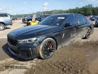 2020 BMW 7 Series 750i xDrive с VIN WBA7U2C02LGJ59573, выставлен на аукционе Copart как лот 56786205 с пробегом 58 917 миль миль и Списание • Salvage title. История ставок и продаж доступна на DreamBid. Изображение 1.