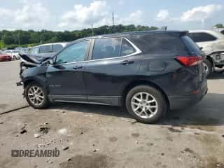 2022 Chevrolet Equinox LT с VIN 3GNAXKEV3NL247417, выставлен на аукционе Copart как лот 66986225 с пробегом 36 994 миль миль и Списание • Salvage title. История ставок и продаж доступна на DreamBid. Изображение 2.