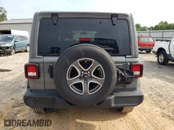 2023 Jeep Wrangler Sport S с VIN 1C4HJXDN9PW572805, выставлен на аукционе Copart как лот 59837635 с пробегом 36 681 миль миль и Списание • Salvage title. История ставок и продаж доступна на DreamBid. Изображение 6.