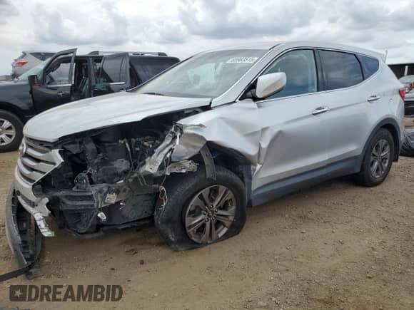 2016 Hyundai Santa Fe z VIN 5XYZTDLB9GG356907, wystawiony jako Copart lot #65983515 z przebiegiem 117 963 mil mil oraz Szkoda całkowita • Salvage title. Historia ofert i sprzedaży dostępna na DreamBid. Obrazek 1.