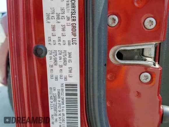 2013 Ram 1500 Tradesman z VIN 1C6RR6FT2DS587109, wystawiony jako Copart lot #57160715 z przebiegiem 195 132 mil mil oraz Szkoda całkowita • Salvage title. Historia ofert i sprzedaży dostępna na DreamBid. Obrazek 12.