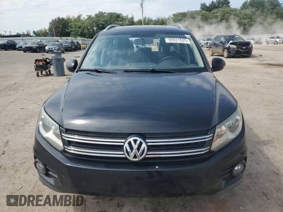 2014 Volkswagen Tiguan S with VIN WVGAV3AX6EW553772, listed as a Copart auction lot 80031625 with 149,020 mi miles and Salvage title. Bid and sale history available at DreamBid. Image 5.