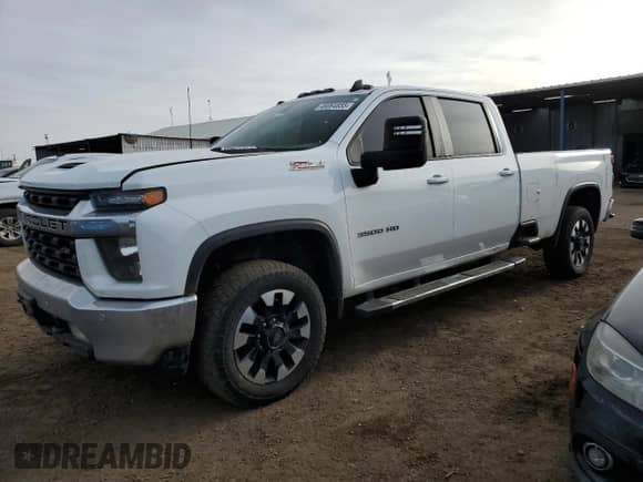 2020 Chevrolet Silverado 3500HD LT z VIN 1GC4YTEYXLF295765, wystawiony jako Copart lot #48064855 z przebiegiem 173 588 mil mil oraz Szkoda całkowita • Salvage title. Historia ofert i sprzedaży dostępna na DreamBid. Obrazek 1.