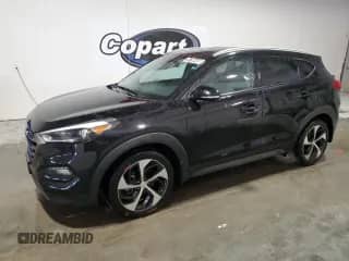 2016 Hyundai Tucson Sport with VIN KM8J33A22GU228125, listed as a Copart auction lot 84766445 with 70,411 mi miles and Clean title. Bid and sale history available at DreamBid. Image 1.