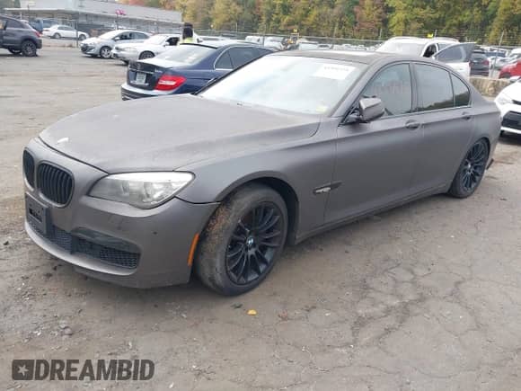 2013 BMW 7 Series 750i xDrive with VIN WBAYB6C50DD223674, listed as a IAAI auction lot 43391475 with 96,553 mi miles and . Bid and sale history available at DreamBid. Image 2.