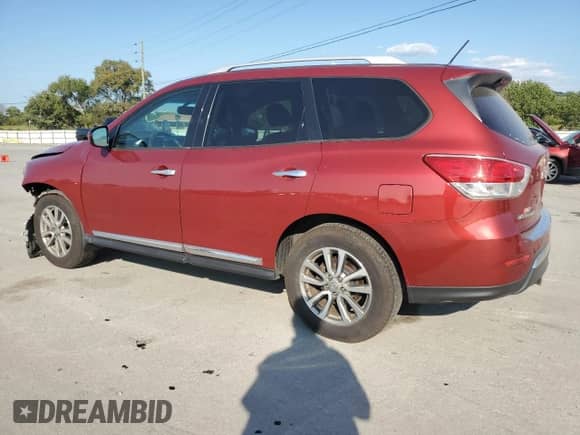 2014 Nissan Pathfinder Platinum with VIN 5N1AR2MM4EC650664, listed as a Copart auction lot 81545975 with 157,449 mi miles and Salvage title. Bid and sale history available at DreamBid. Image 2.