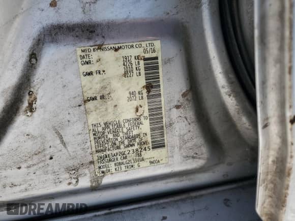 2016 Nissan Altima S z VIN 1N4AL3AP2GC238245, wystawiony jako Copart lot #85303315 z przebiegiem 228 457 mil mil oraz Czysty tytuł • Clean title. Historia ofert i sprzedaży dostępna na DreamBid. Obrazek 12.