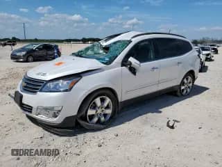 2017 Chevrolet Traverse Premier с VIN 1GNKRJKD0HJ188360, выставлен на аукционе Copart как лот 66551585 с пробегом 50 725 миль миль и Списание • Salvage title. История ставок и продаж доступна на DreamBid. Изображение 1.