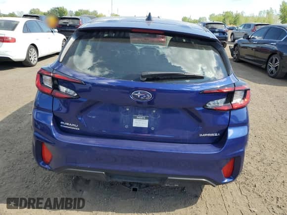 2024 Subaru Impreza z VIN JF1GUABC7R8323353, wystawiony jako Copart lot #71548395 z przebiegiem 21 705 mil mil oraz Szkoda całkowita • Salvage title. Historia ofert i sprzedaży dostępna na DreamBid. Obrazek 6.