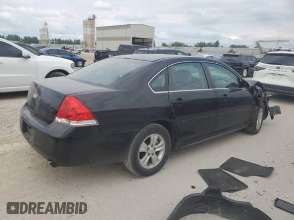 2012 Chevrolet Impala LS Fleet z VIN 2G1WF5E33C1158973, wystawiony jako Copart lot #67025315 z przebiegiem 105 582 mil mil oraz Szkoda całkowita • Salvage title. Historia ofert i sprzedaży dostępna na DreamBid. Obrazek 3.