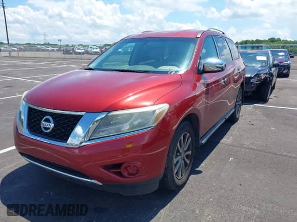 2015 Nissan Pathfinder SL with VIN 5N1AR2MN5FC659075, listed as a IAAI auction lot 42649614 with 162,286 mi miles and . Bid and sale history available at DreamBid. Image 2.