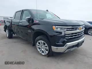 2024 Chevrolet Silverado 1500 LTZ with VIN 2GCUDGED6R1259698, listed as a IAAI auction lot 41930527 with 14,500 mi miles and . Bid and sale history available at DreamBid. Image 1.