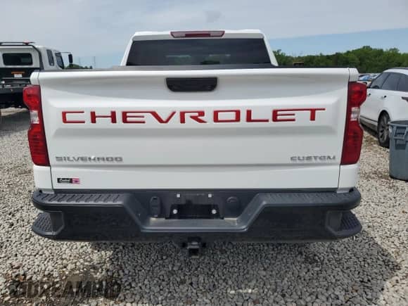 2024 Chevrolet Silverado 1500 Custom Trail Boss with VIN 3GCPDCEK4RG363666, listed as a Copart auction lot 53401795 with 4,336 mi miles and Salvage title. Bid and sale history available at DreamBid. Image 6.
