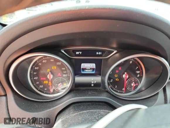 2017 Mercedes-Benz CLA 250 with VIN WDDSJ4GB6HN496849, listed as a Copart auction lot 67996575 with 140,357 mi miles and Salvage title. Bid and sale history available at DreamBid. Image 9.