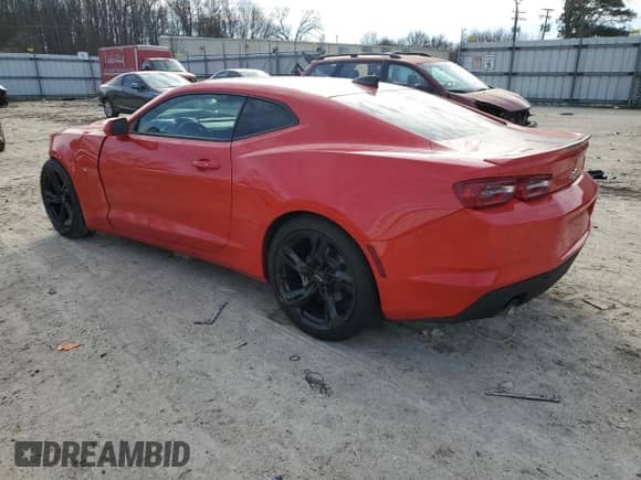 2022 Chevrolet Camaro 2LT z VIN 1G1FD1RS7N0130785, wystawiony jako Copart lot #38725894 z przebiegiem 16 497 mil mil oraz . Historia ofert i sprzedaży dostępna na DreamBid. Obrazek 2.