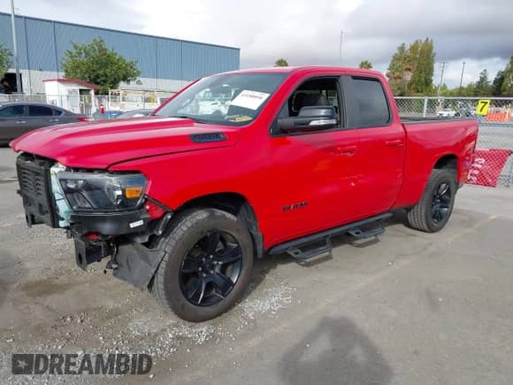 2022 Ram 1500 Big Horn с VIN 1C6RREBG3NN350311, выставлен на аукционе IAAI как лот 43188898 с пробегом 37 866 миль миль и . История ставок и продаж доступна на DreamBid. Изображение 2.