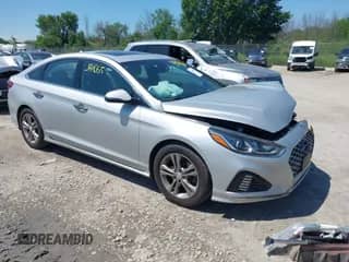 2018 Hyundai Sonata SEL with VIN 5NPE34AF6JH700665, listed as a IAAI auction lot 42634865 with 145,450 mi miles and . Bid and sale history available at DreamBid. Image 1.
