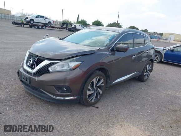 2018 Nissan Murano SV with VIN 5N1AZ2MH7JN155585, listed as a IAAI auction lot 42365733 with 96,096 mi miles and . Bid and sale history available at DreamBid. Image 2.