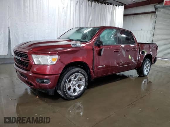 2023 Ram 1500 Lone Star with VIN 1C6SRFFT9PN541507, listed as a Copart auction lot 65176275 with 46,351 mi miles and Non repairable. Bid and sale history available at DreamBid. Image 1.
