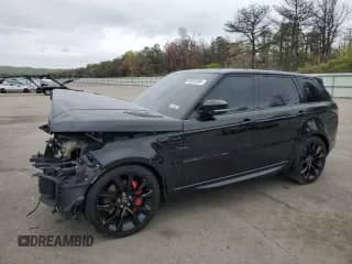 2022 Land Rover Range Rover Sport HST z VIN SALWS2RU6NA206150, wystawiony jako Copart lot #56663085 z przebiegiem 57 000 mil mil oraz Szkoda całkowita • Salvage title. Historia ofert i sprzedaży dostępna na DreamBid. Obrazek 1.