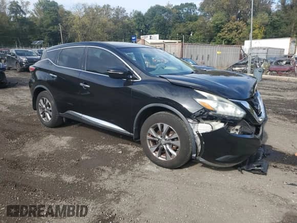 2015 Nissan Murano Platinum with VIN 5N1AZ2MH0FN200244, listed as a Copart auction lot 85811395 with 62,902 mi miles and Salvage title. Bid and sale history available at DreamBid. Image 4.