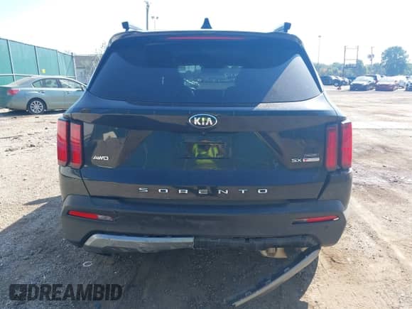 2021 Kia Sorento SX Prestige X-Line with VIN 5XYRKDLF5MG045931, listed as a IAAI auction lot 43252412 with 73,564 mi miles and . Bid and sale history available at DreamBid. Image 16.