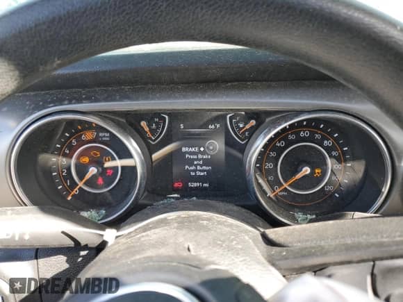 2021 Jeep Wrangler Unlimited Sport z VIN 1C4HJXDN2MW556893, wystawiony jako Copart lot #41532205 z przebiegiem 52 891 mil mil oraz Szkoda całkowita • Salvage title. Historia ofert i sprzedaży dostępna na DreamBid. Obrazek 9.