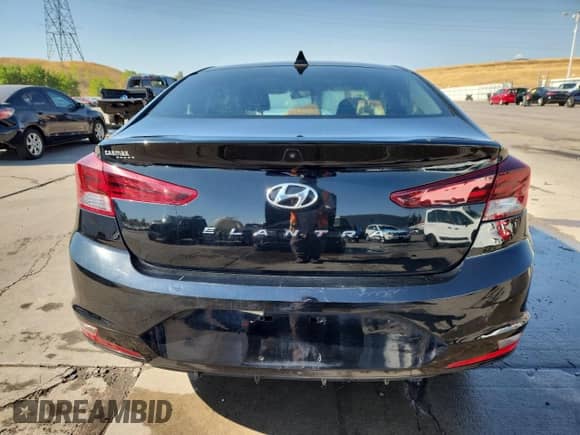 2020 Hyundai Elantra Value Edition with VIN KMHD84LF8LU070369, listed as a Copart auction lot 69657685 with Not provided miles and Salvage title. Bid and sale history available at DreamBid. Image 6.