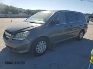 2007 Honda Odyssey LX with VIN 5FNRL382X7B038398, listed as a Copart auction lot 86152865 with 144,360 mi miles and Salvage title. Bid and sale history available at DreamBid. Image 1.