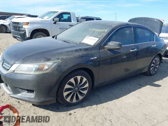 2014 Honda Accord EX-L with VIN 1HGCR6F59EA001370, listed as a IAAI auction lot 41448289 with 167,397 mi miles and . Bid and sale history available at DreamBid. Image 2.