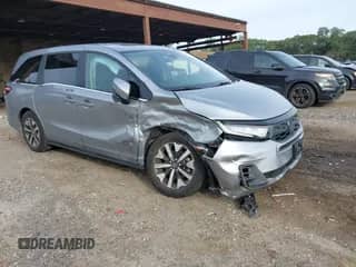 2025 Honda Odyssey EX-L с VIN 5FNRL6H60SB003317, выставлен на аукционе IAAI как лот 43330575 с пробегом 17 469 миль миль и . История ставок и продаж доступна на DreamBid. Изображение 1.