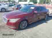 2015 Hyundai Genesis 3.8L z VIN KMHGN4JEXFU086089, wystawiony jako IAAI lot #43081972 z przebiegiem 169 551 mil mil oraz . Historia ofert i sprzedaży dostępna na DreamBid. Obrazek 2.