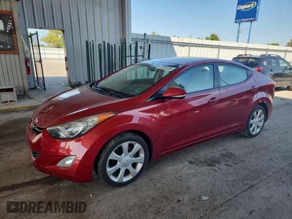 2011 Hyundai Elantra GLS z VIN KMHDH4AE6BU105239, wystawiony jako Copart lot #72010725 z przebiegiem 164 264 mil mil oraz Czysty tytuł • Clean title. Historia ofert i sprzedaży dostępna na DreamBid. Obrazek 1.