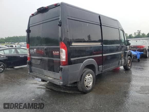 2015 Ram ProMaster Cargo with VIN 3C6TRVBG8FE501526, listed as a Copart auction lot 59750085 with 178,729 mi miles and Salvage title. Bid and sale history available at DreamBid. Image 3.