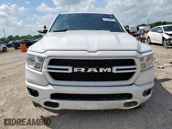 2020 Ram 1500 Lone Star with VIN 1C6RREFM0LN245982, listed as a Copart auction lot 61289665 with 97,036 mi miles and Salvage title. Bid and sale history available at DreamBid. Image 5.