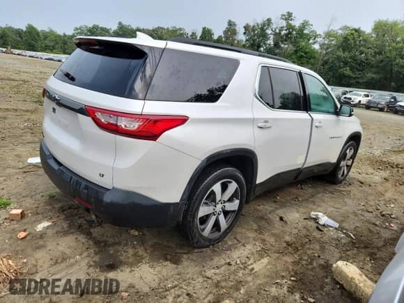 2020 Chevrolet Traverse LT с VIN 1GNEVHKW1LJ168601, выставлен на аукционе Copart как лот 67742045 с пробегом 42 534 миль миль и Списание • Salvage title. История ставок и продаж доступна на DreamBid. Изображение 3.