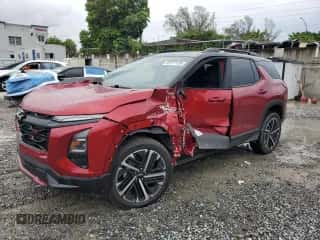 2026 Chevrolet Equinox FWD RS z VIN 3GNAXLEG6TL108242, wystawiony jako Copart lot #63777135 z przebiegiem Nie podano mil oraz Szkoda całkowita • Salvage title. Historia ofert i sprzedaży dostępna na DreamBid. Obrazek 1.