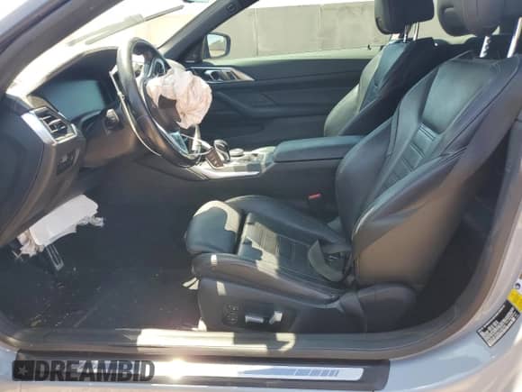 2022 BMW 4 Series 430i with VIN WBA23AT0XNCH93797, listed as a Copart auction lot 67658555 with 52,210 mi miles and Salvage title. Bid and sale history available at DreamBid. Image 7.