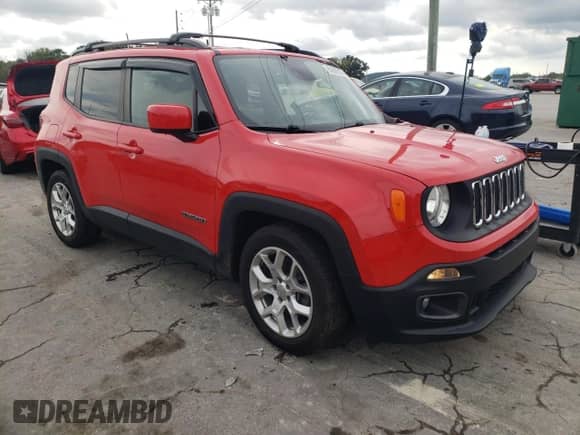 2018 Jeep Renegade Latitude with VIN ZACCJABB9JPG71189, listed as a Copart auction lot 83808525 with 173,359 mi miles and Salvage title. Bid and sale history available at DreamBid. Image 4.