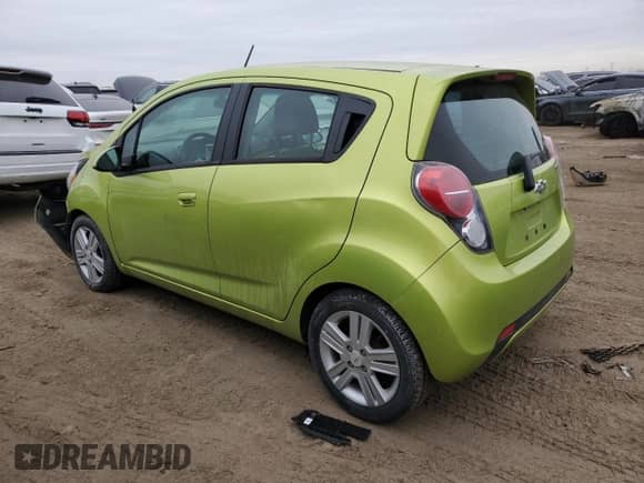 2014 Chevrolet Spark LT with VIN KL8CC6S99EC412600, listed as a Copart auction lot 44596965 with 102,372 mi miles and Salvage title. Bid and sale history available at DreamBid. Image 2.