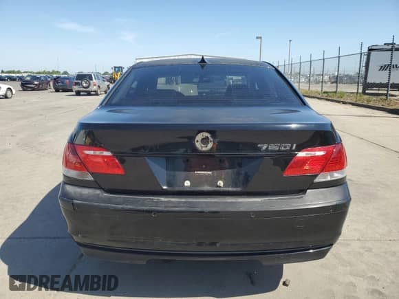 2007 BMW 7 Series 750i z VIN WBAHL83547DT09809, wystawiony jako Copart lot #54817145 z przebiegiem 209 806 mil mil oraz Szkoda całkowita • Salvage title. Historia ofert i sprzedaży dostępna na DreamBid. Obrazek 6.