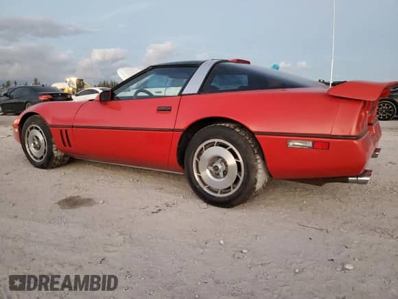 1987 Chevrolet Corvette with VIN 1G1YY2189H5109592, listed as a Copart auction lot 86312374 with 91,261 mi miles and Clean title. Bid and sale history available at DreamBid. Image 2.