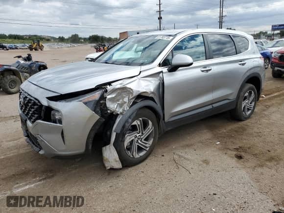 2023 Hyundai Santa Fe SE with VIN 5NMS1DAJ6PH654015, listed as a Copart auction lot 81783715 with 29,291 mi miles and Salvage title. Bid and sale history available at DreamBid. Image 1.