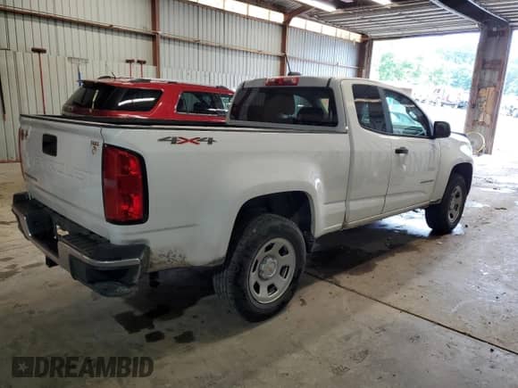 2021 Chevrolet Colorado 4WD Work Truck z VIN 1GCHTBEA2M1194845, wystawiony jako Copart lot #65556035 z przebiegiem 91 432 mil mil oraz Szkoda całkowita • Salvage title. Historia ofert i sprzedaży dostępna na DreamBid. Obrazek 3.